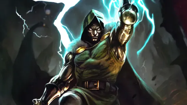 Doctor Doom brīnums superļaundaris 4K fona tapete
