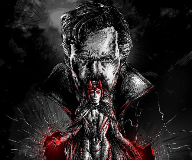 Doctor Extraño y Bruja Escarlata
