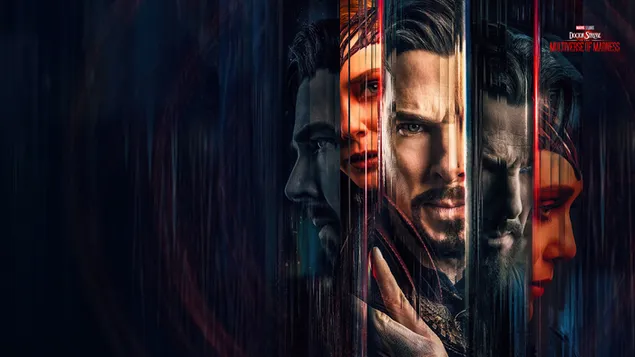 Doktor Strange az őrület multiverzumában | Doktor Strange és Scarlet Witch 4K háttérkép
