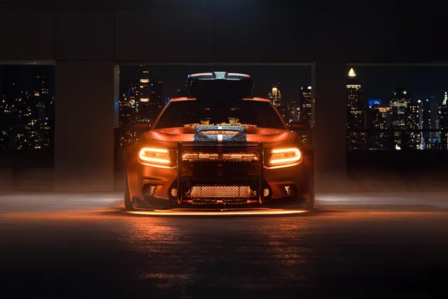 dodge charger srt hellcat swiecace swiatla pobierz