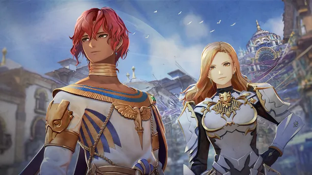 Dohalim con Kisara | Tales of Arise (videogioco anime) 4K sfondo