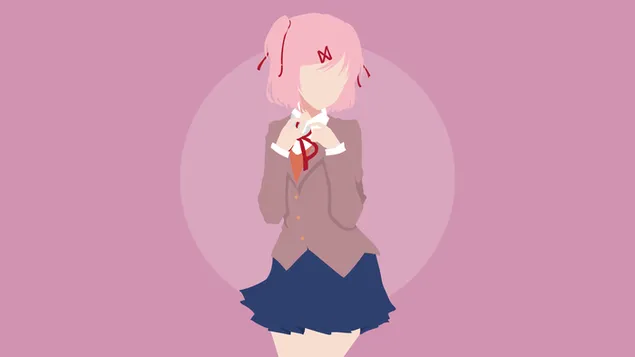 Doki Doki Literature Club - Monika HD wallpaper download