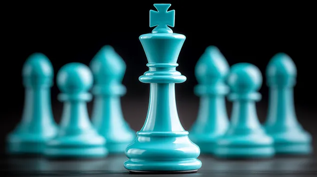 piece dominante du roi d'echecs menant sa formation telechargement