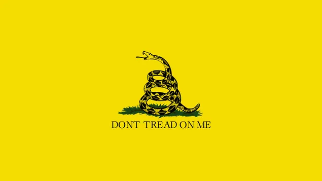 ''No em trepitgis'' - Bandera de l'anarcocaptalisme FULLHD - Escriptori baixada
