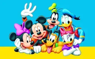 Tapeta Kachna Donald Daisy kachna mickey mouse praštěný a pluto karikatura 2K