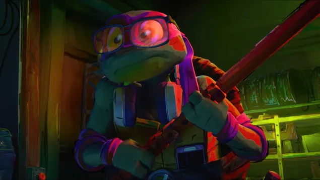 Tapeta Donatello z Teenage Mutant Ninja Turtles: Mutant Mayhem 4K