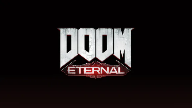 Doom Eeuwig Logo (zwarte achtergrond) download