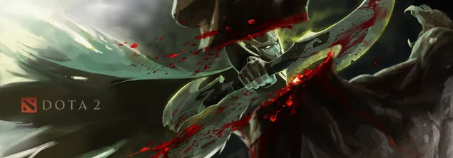 „DotA 2“ („Kardo karys“) 6K ekrano užsklanda