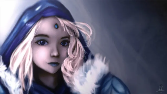 Ταπετσαρία Βιντεοπαιχνίδι Dota 2 - Crystal Maiden 4K