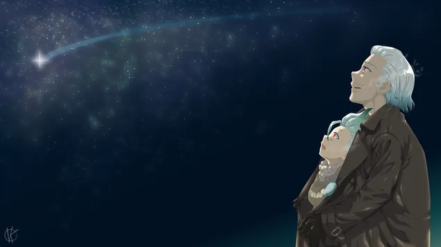 스톤 박사 - 아버지와 아들 4K 배경화면