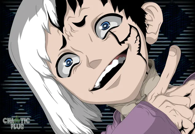 Dr Stone - Gen Asagiri 2K bakgrund