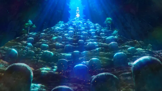 Dr Stone - Graves of Elders 2K bakgrund