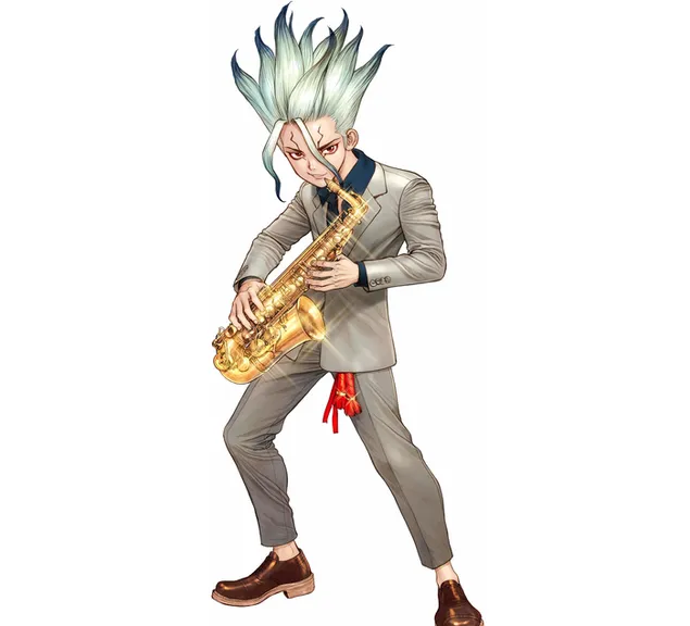 دکتر استون - ایشیگامی سنکو (دانشمند) کاغذدیواری  4K