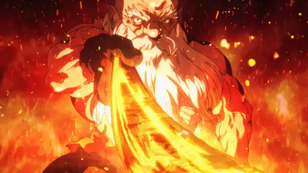 Dr Stone - Kaseki Hantverkare från Ishigami Village 2K bakgrund