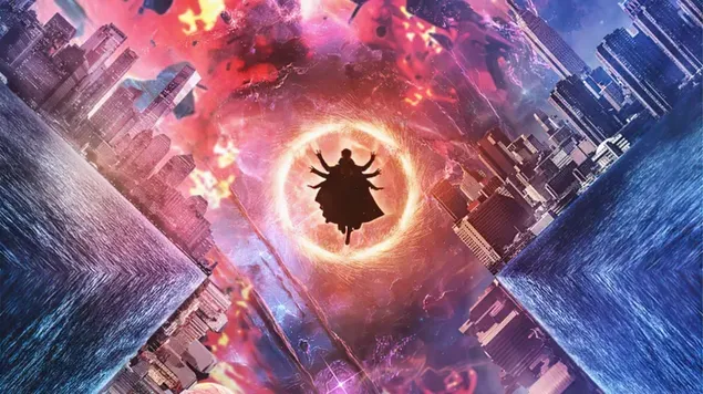 Доктор Стрэндж Трехмерный Волшебный Мир 4K обои