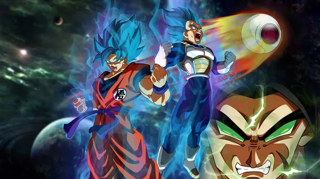 Scannán Dragon Ball Super Broly - Goku, Vegeta & Broly íoslódáil
