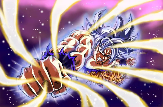 Dragon Ball Super - Goku Ultra Instinkt 2K Hintergrundbild