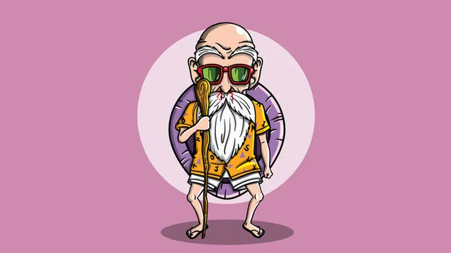 Драгон Балл З - Мастер Росхи 4K позадина