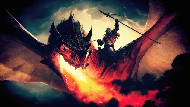 Dragon Fire Breath Warrior