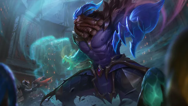 Dragon Oracle 'Udyr' Splash Art - League of Legends (LOL) 4K háttérkép