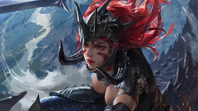 Dragon Rider Female Warrior