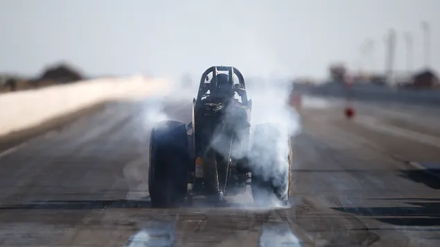 Dragster burn-out