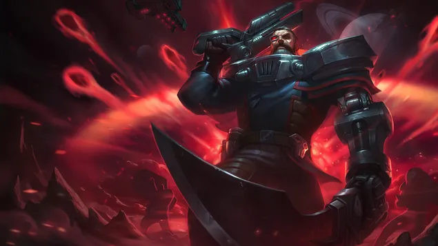 Dreadnova 'Gangplank' Splash Art - League of Legends (LOL) 4K achtergrond