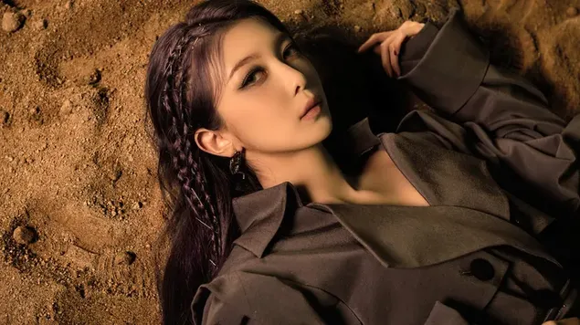 Dami iz Dreamcatcherja na fotografiranju albuma 'Apocalypse: Save Us' 4K ozadje