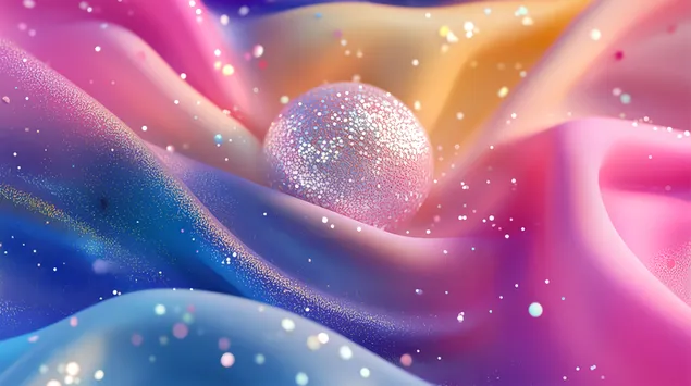 שכבות חלומות: אלגנטיות מופשטת נפרשה 8K טפט