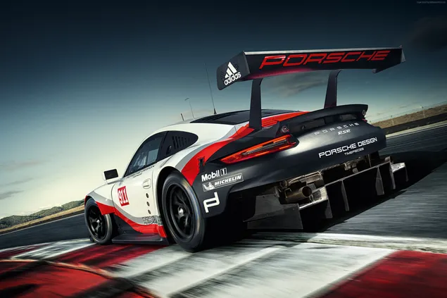 Drifting Porsche 911 RSR