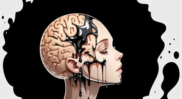 Капающая голова 2K обои