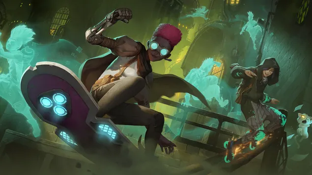 Dropboarder (Legends of Runeterra) - 리그 오브 레전드 (LOL) 4K 배경화면