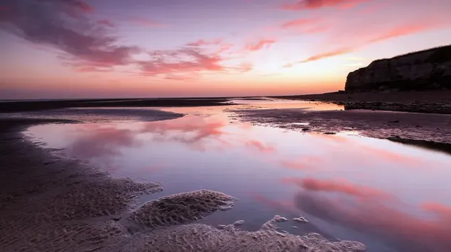 Trockene Meereswüste 4K Hintergrundbild