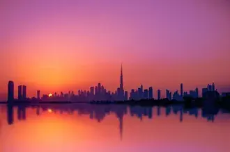 dubai sehir silueti indir