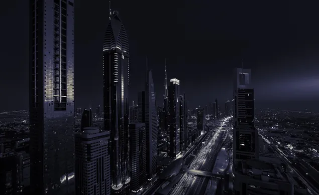Pencakar Langit Kota Dubai unduhan