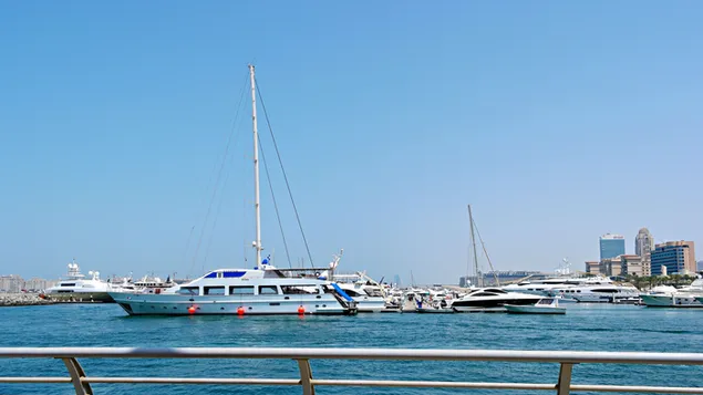 Dubai Marina ist eine wohlhabende Wohngegend, die für The Beach at JBR bekannt ist herunterladen