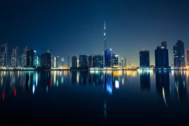 Dubai skyskrabere 4K tapet