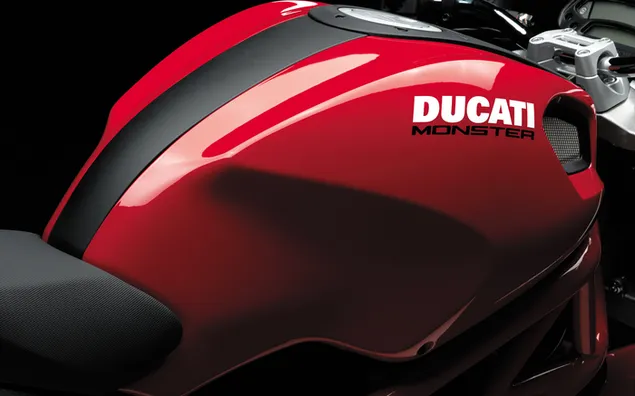 Ducati Monster Merah unduhan
