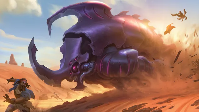 Dunebreaker Xer'Sai (Legends of Runeterra) - League of Legends (LOL) 4K pozadina