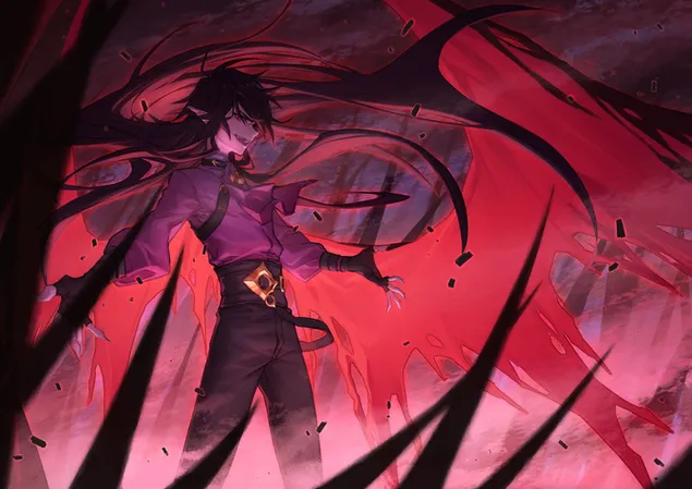 Hình nền Máy bay chiến đấu trong ngục tối trực tuyến - Ma cà rồng 2K