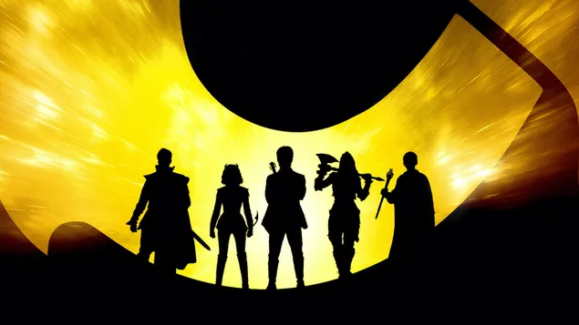 Dungeons & Dragons Honor Among Thieves filmskuespillers silhuet HD baggrundsbillede
