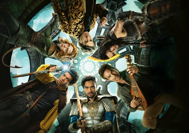 Filmplakat Dungeons & Dragons Honor Among Thieves 4K baggrundsbillede