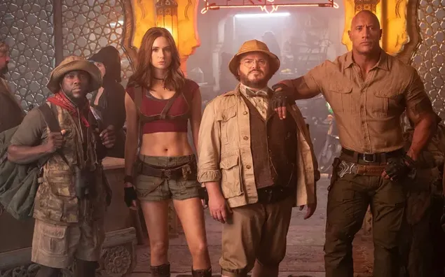 dwayne johnson et le gang sont de retour dans jumanji the next level telechargement