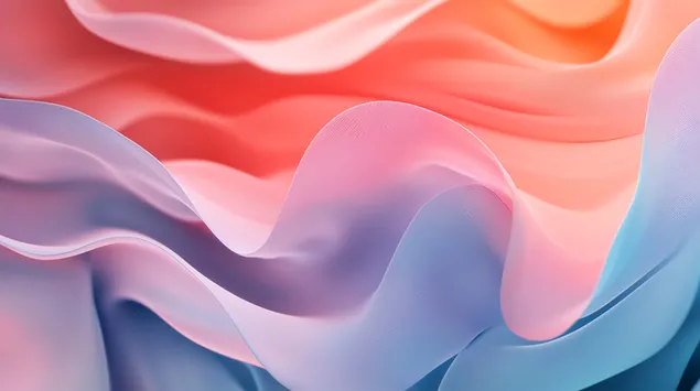 Art Dixhital Fluid Dinamik me Valë Gradiente rrezatuese të Frymëzuara nga Dizajni Modern 8K sfond