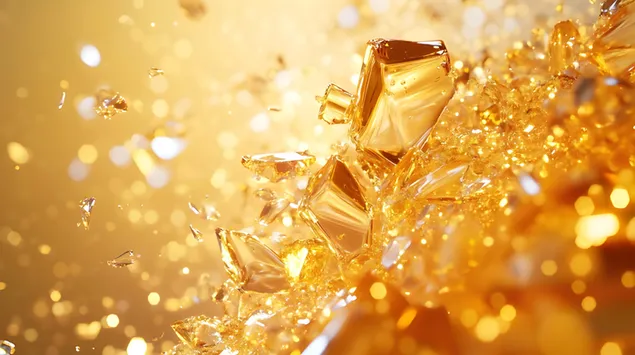 stikla un skidra zelta dinamiska eksplozija lejupieladet