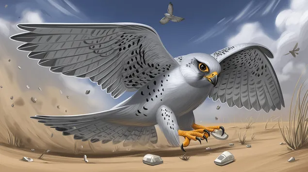 Zhytje Dinamike me Falkon për të Kapur Prenë 2K sfond