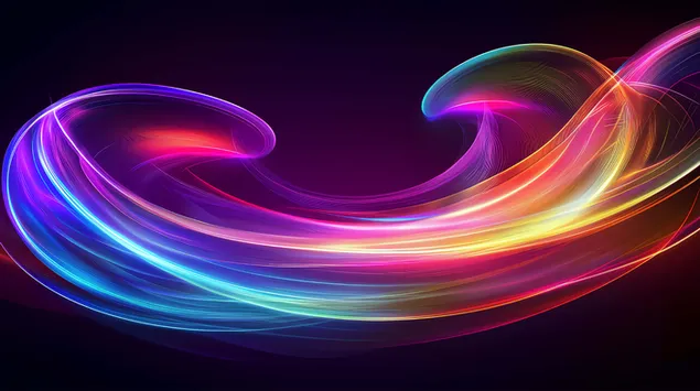 dinamichni sledi ot neonova svetlina v dvizhenie izteglyane