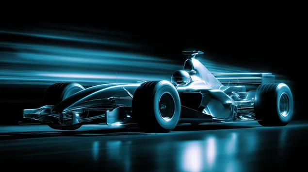 مفهوم ضبابية الحركة الديناميكية لسيارات السباق والسرعة والأداء 2K خلفية
