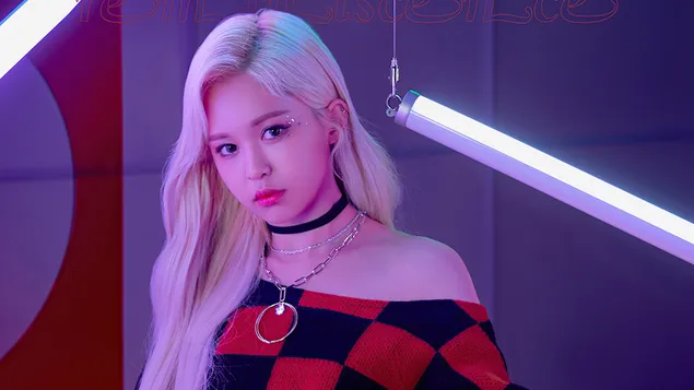 E:U filmā “Dun Dun” MV Shoot (2020) no Everglow (K-Pop Band) 4K fona tapete