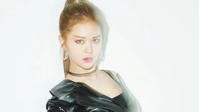 E:U filmā "La Di Da" MV Shoot (2020) no Everglow [K-Pop Band] 4K fona tapete